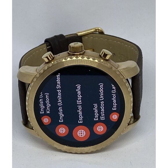 Fossil Gen 3 Authentic Genuine Smart Watch Custom Band FTW4010 LT67 - Picture 7 of 12